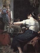 Diego Velazquez Detail of The Spinners or The Fable of Arachne oil painting artist